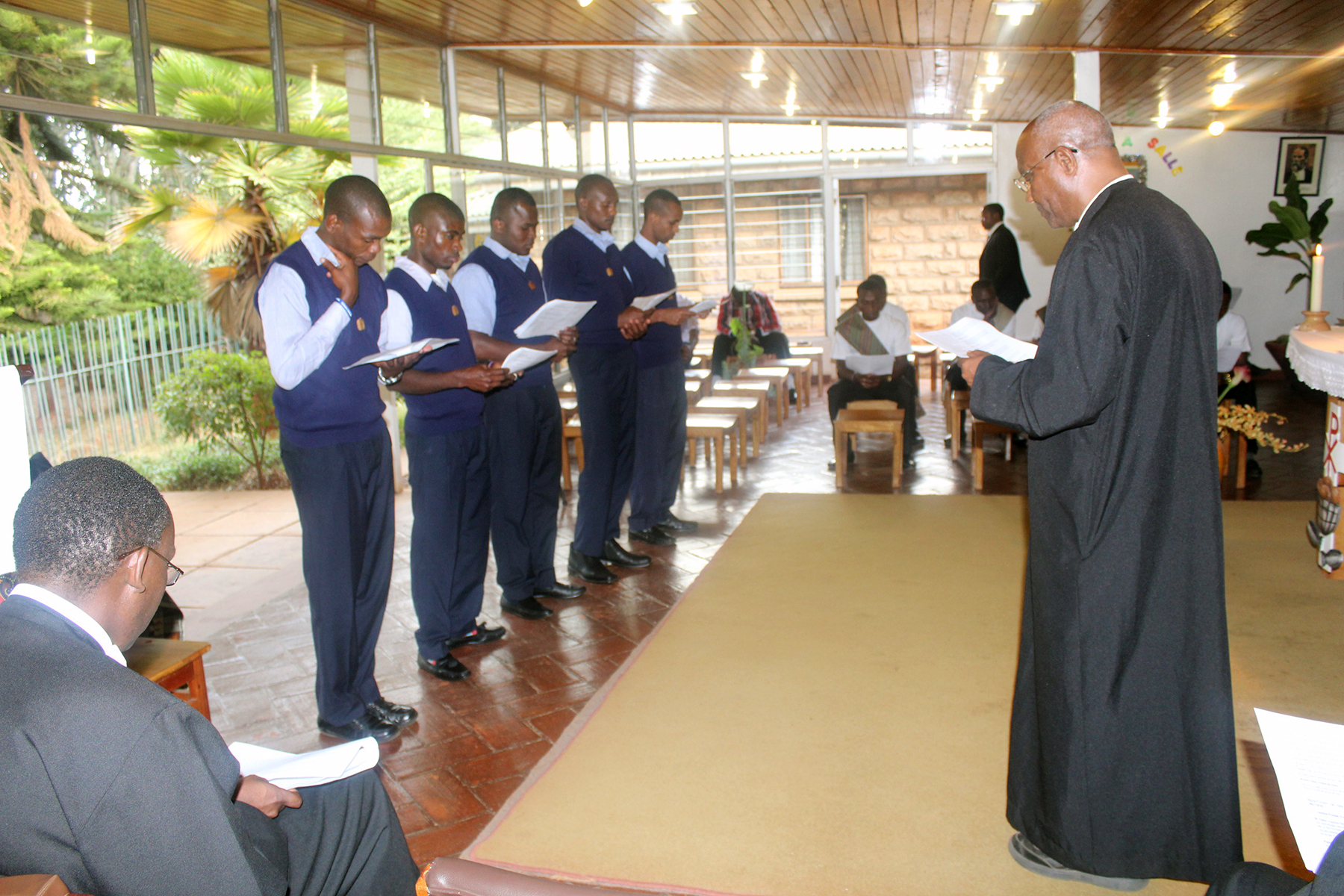 Mr. Otieno, from District Communication Visits Ethiopian Community 